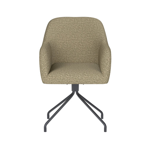 Housecraft Living Otis Eetkamerstoel Draaibaar Metaal Spider Pistache groen