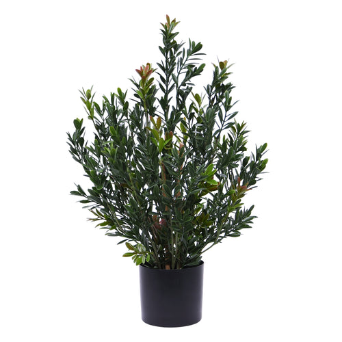Maxifleur Kunst Buxus Haagplant 50cm Groen/rood