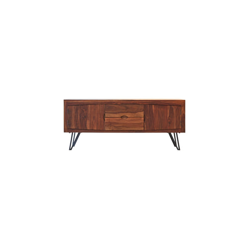 Tikamoon Massief palissander tv-meubel 150 cm - Donkerbruin