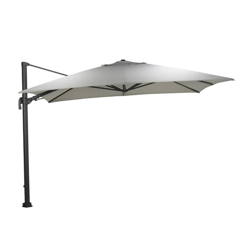 Hawaii Big Pole II parasol - 350x350 cm - carbon black - royal zand - vtwonen shop