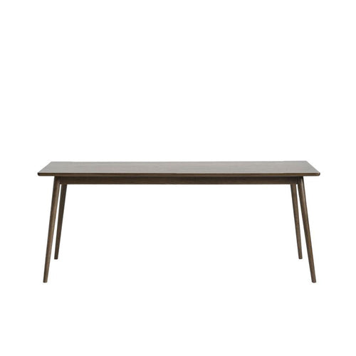 Olivine Boas verlengbare houten eettafel gerookt eiken - 190 x 90 cm - vtwonen shop