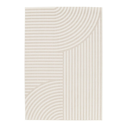 AFK Living vloerkleed Ondine - voor binnen en buiten - beige - 160 x 230 cm
