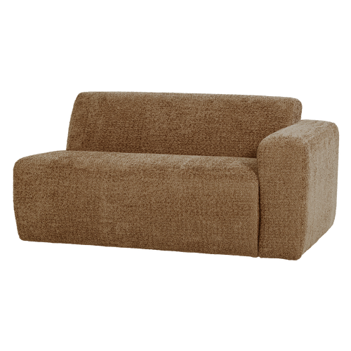 WOOOD 1,5-zits bank arm rechts Mojo Base - Wollig - Honinggeel - 74x145x97