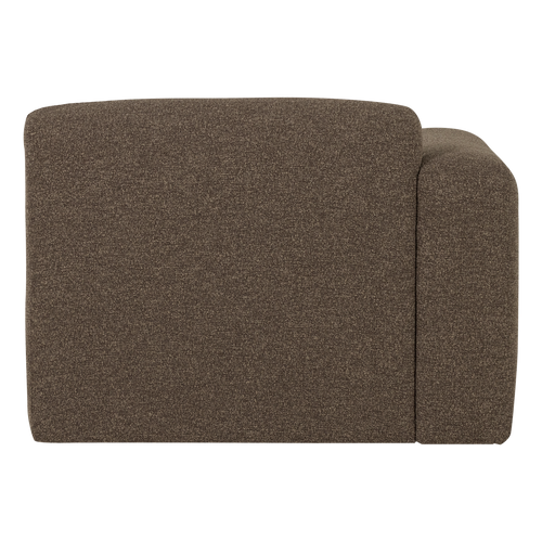 WOOOD 1-zits bank arm links Mojo Base - Bouclé - Bruin - 74x105x97