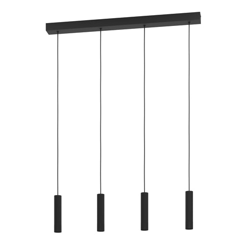 EGLO hanglamp Almudaina - led - 84 cm - zwart - dimbaar - staal - vtwonen shop
