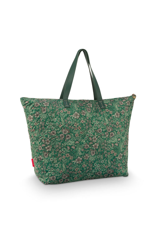 Pip Studio - Tilda Tote Bag Dames - Daisy Dreams - Groen - 66x20x44cm - vtwonen shop