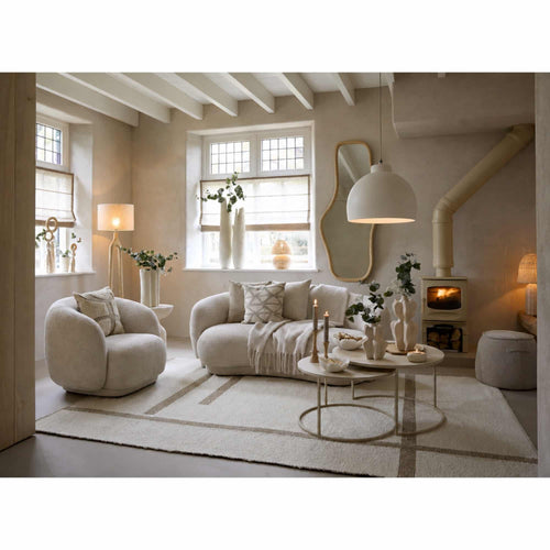 Light & Living hanglamp Kylie - wit - Ø45cm