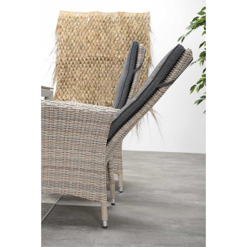 Cuba verstelbare fauteuil - vintage willow - reflex black - vtwonen shop