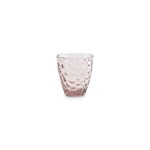 Ona - Glas 22cl roze Bubble - Set van 4