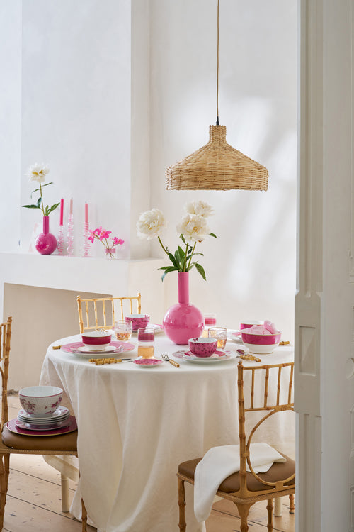 Pip Studio - Bloemenvaas - Donker Roze - Metaal - 19x33cm - vtwonen shop