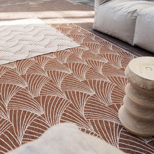 Interieur05 Buitenkleed Deco roest/wit dubbelzijdig - 200 x 290 cm - vtwonen shop