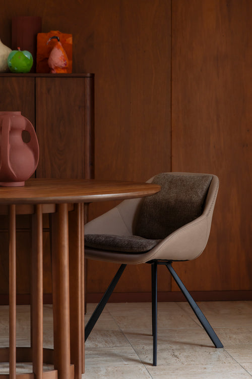 Dutchbone Wakefield Stoel Beige - Set van 2 - vtwonen shop