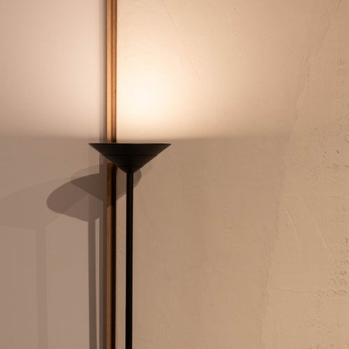 Atmooz vloerlamp Bryce - zwart - Ø 19 x H 160 cm - geïntegreerde led