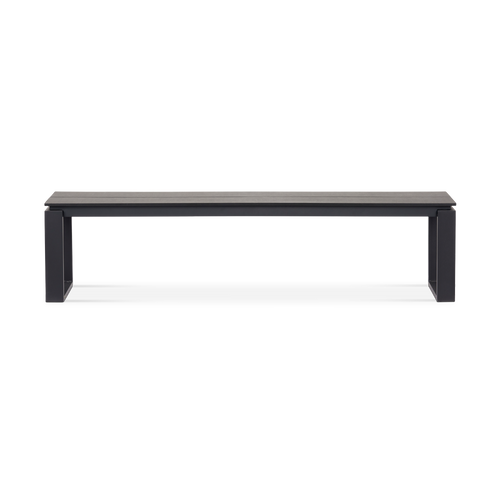 Lisomme Abel tuinbank zwart - 180 x 43 cm