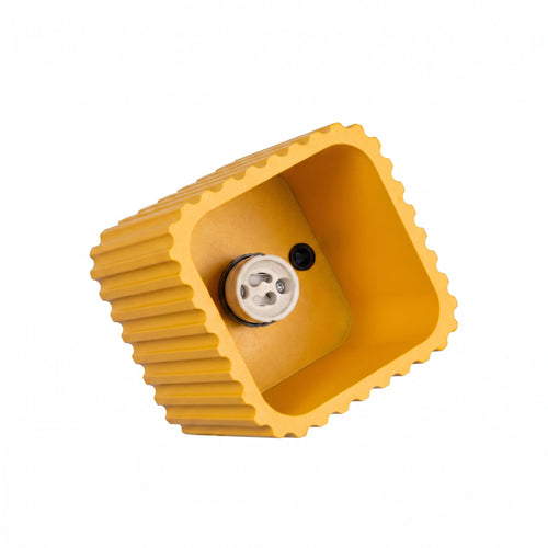 Sollux Lighting Plafondlamp RIFF 1 geel GU10 - 10x10x10cm