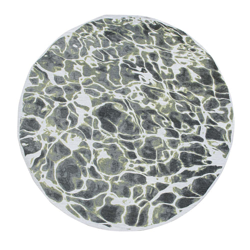 Louis De Poortere vloerkleed River - groen - 140x140cm - vtwonen shop