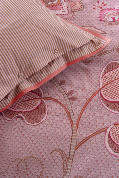Pip Studio Dekbedovertrek Mumbai Night - 240 x 200/220 cm - Roze