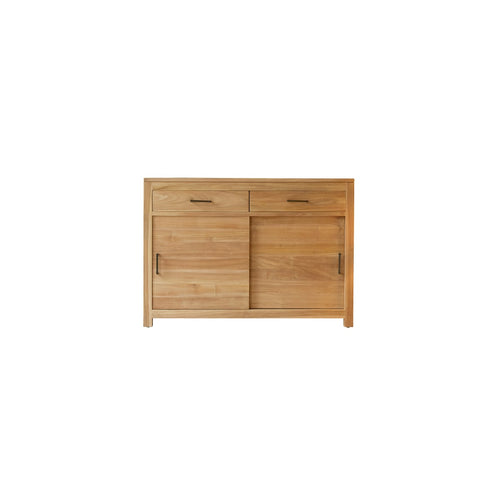 Tikamoon Teakhouten dressoir 120 cm - Naturel - vtwonen shop