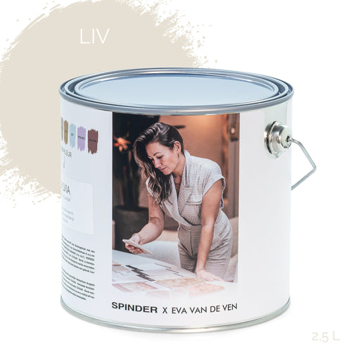 Spinder x Eva van de Ven 2,5L matte muurverf - Liv - vtwonen shop
