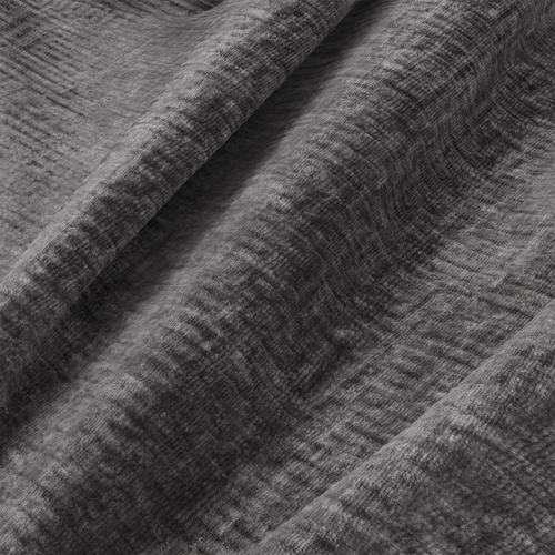 Sia Home - Hoekbanken links MYRA - Fluweel met patroon - Grijs - 266cm