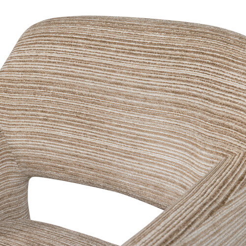 WOOOD fauteuil Lyric - Streep Dessin - Naturel - 81x70x65