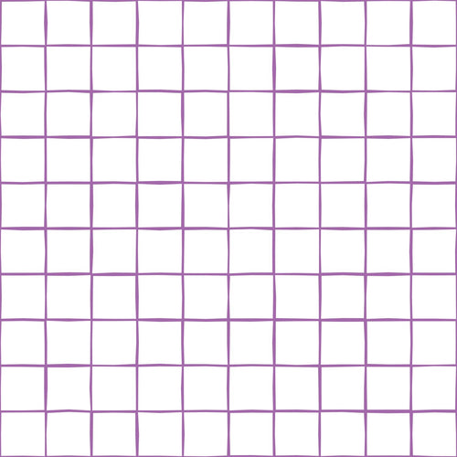 ESTAhome behang geblokt motief paars en wit - 50 x 900 cm - 131276 - vtwonen shop