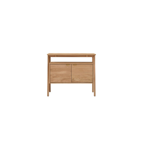 Tikamoon Massief eiken badmeubel 90 cm - Naturel - vtwonen shop