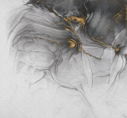 Sanders & Sanders fotobehang marmer grijs en goud - 300 x 280 cm - 612004 - vtwonen shop