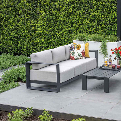 Garden Impressions loungebank Malakka - donker grijs - vtwonen shop