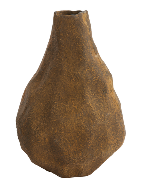 Light & Living vaas MARZOKU - 27.5x25x33.5cm - bruin