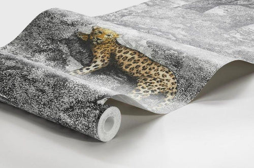 Borastapeter fotobehang jungle-motief grijs - 180 x 265 cm - 660785