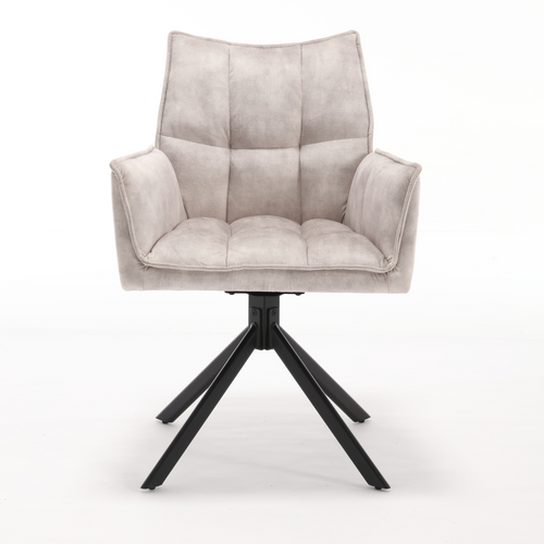 Starfurn  eetkamerstoel Dani - grijs - 58x67x64cm - vtwonen shop