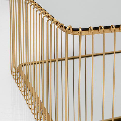 Kare Design Salontafel Wire Double 120x60cm goud - vtwonen shop