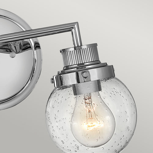 Elstead Hinkley Poppy Badkamer Wandlamp Gepolijst Chroom, IP44