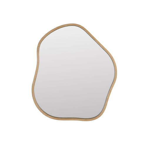 Housecraft Living Zem Spiegel/ Wandspiegel Organisch Bamboehout 60x55 cm - Beige - vtwonen shop