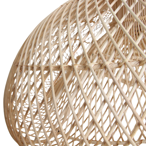 Raw Materials hanglamp Maze Organic XL - 75 cm - Natuurlijk rotan - vtwonen shop