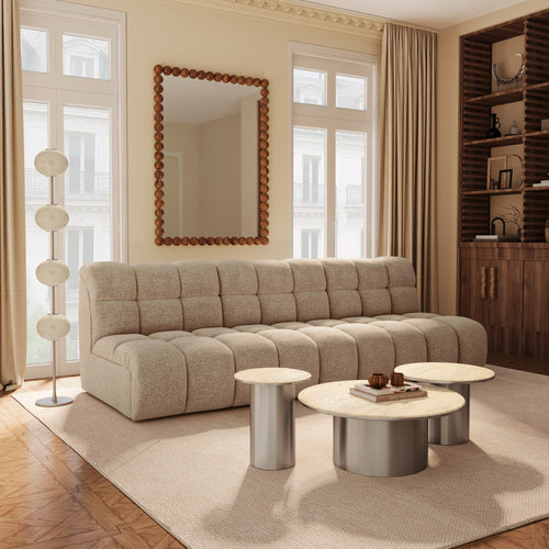 Premium Interiors - Bank SEVEN - bouclé-stof  mol 243cm