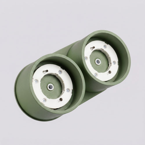 Sollux Lighting Plafondlamp MODO 2 olijfgroen Gx53 - 21x10x8cm