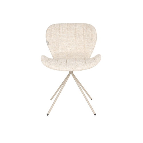 Zuiver OMG Eetkamerstoelen Beige - Set van 2