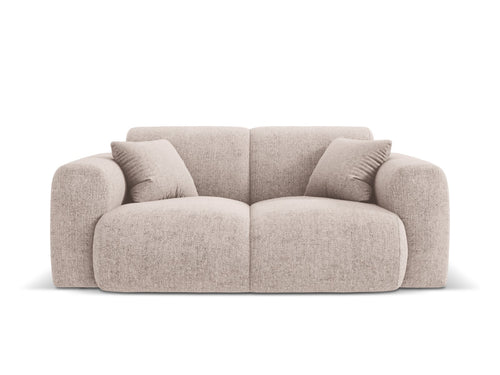 Cosmopolitan Design Bank Nolio 2-zits, chenille, beige - 95x170x72cm
