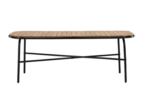 Rebellenclub Rechthoekige Tuintafel Aspen - 200 x 90cm - Naturel Hout - vtwonen shop