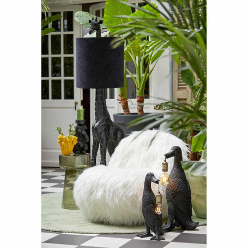 Light & Living tafellamp Duck - zwart - 32x31x65cm - vtwonen shop