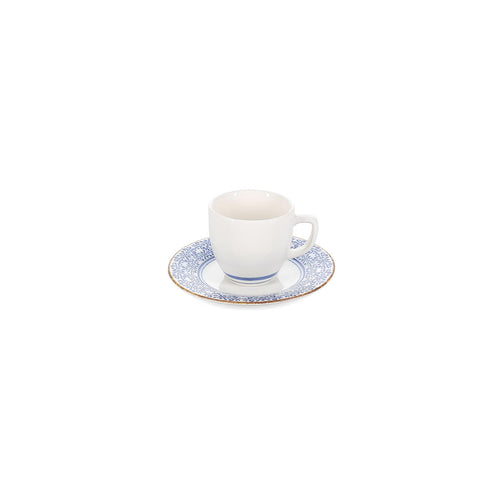 Bonbistro - Mokkaschotel 11cm blauw Azul - Set van 6