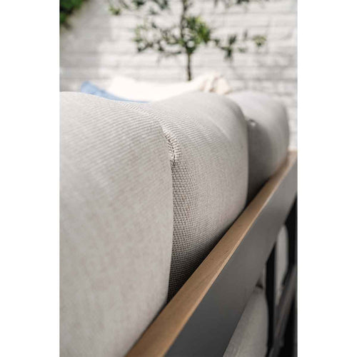 Garden Impressions loungeset Malakka donker grijs - light teak look - 3-delig - vtwonen shop