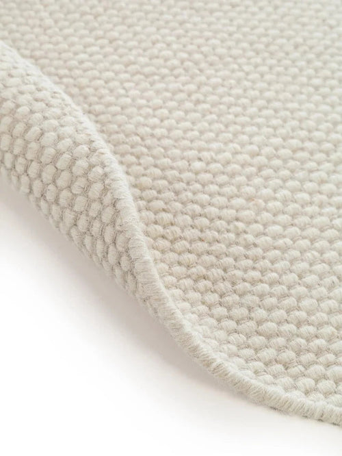 Mrcarpet Rond Wollen vloerkleed Wit Mave 200cm