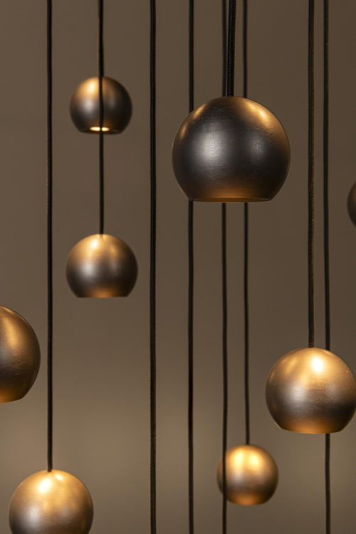 Lucide hanglamp MONTANA - Geïntegreerde LED - Koffie