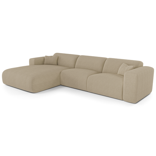 Sia Home - Hoek slaapbanken links MYRA - Corduroy - Beige - 280cm - vtwonen shop