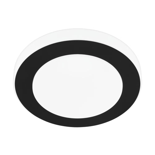 EGLO wandlamp/Plafondlamp Led Carpi - led - ø 30 cm - zwart/wit
