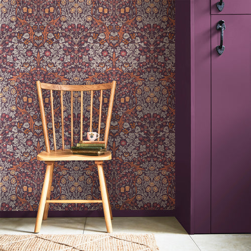 William Morris at Home vliesbehang Blackthorn Plum - vtwonen shop