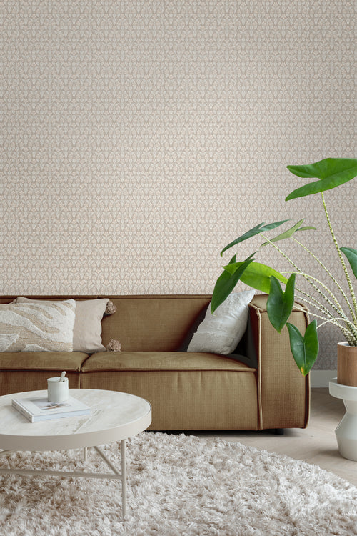 Borastapeter behang bloemen beige - 53 cm x 10.05 m - 660074 - vtwonen shop